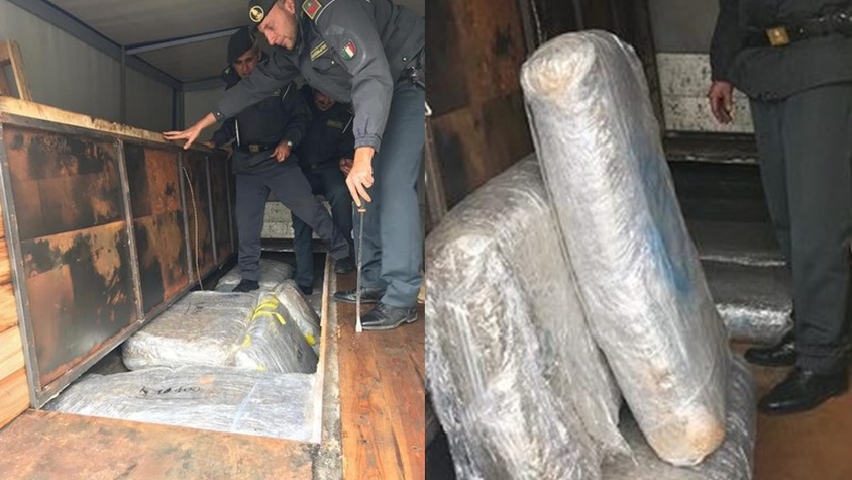 Itali/ Po transportonte 155 kg kanabis me kamion, qeni antidrogë 'nxjerr zbuluar' shqiptarin