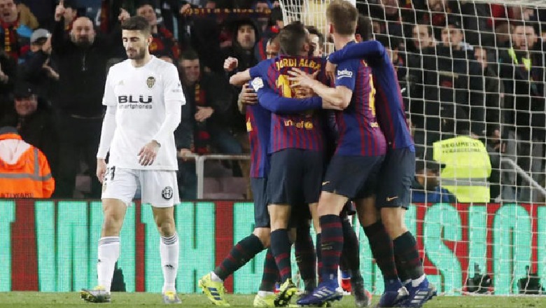 Valencia ‘kockë e fortë’ për Barcelonën, Sevillia mposhtet në transfertë