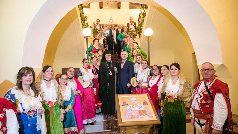 Meta në festimet e 100-vjetorit të themelimit të Eparkisë së Lungros në Kalabri