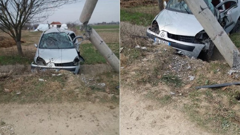 Fushë-Krujë/ Makina përplaset shtyllën, vdes shoferja 35-vjeçare