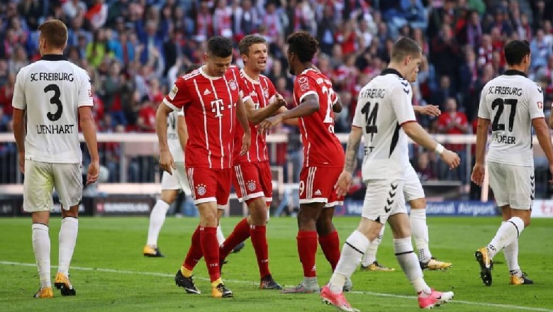 Bayern ngec kundër Freiburgu-t të Abrashit, Dortmund-i i merr kryesimin