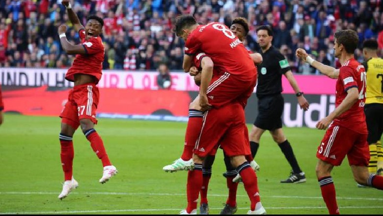 Bayern Munich bën 'stërvitje' me Dortmund-in, i shënon 5 gola dhe merr kryesinë 