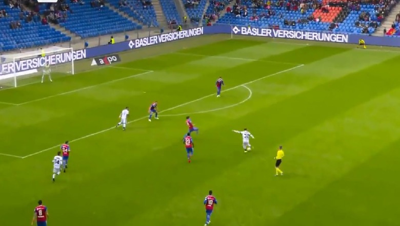 'Të q.... robt'/ Super gol, të shara, e karton të verdhë, Sadiku i papërmbajtshëm ndaj Baselit të Xhakës (VIDEO)