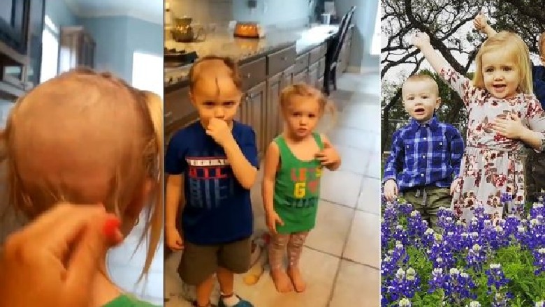 Këto pamje po bëjnë xhiron e rrjetit, shikoni çfarë i ka bërë ky vogëlush vetes dhe të motrës (VIDEO)