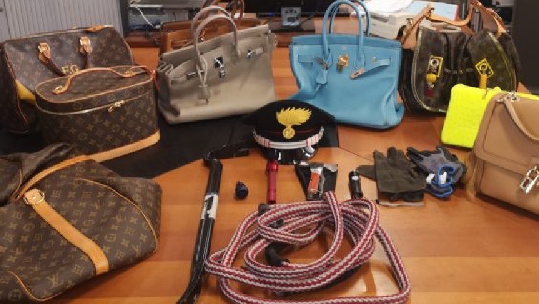 Me makinë e 6 çanta luksoze të vjedhura, arrestohet 'skifteri' shqiptar në Itali