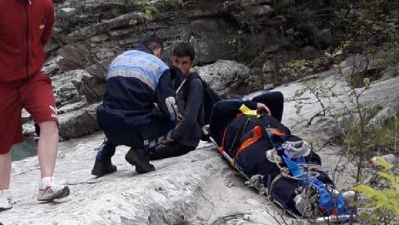 Ra nga lartësia e kanioneve të Erzenit, policia shpëton 42-vjeçarin 