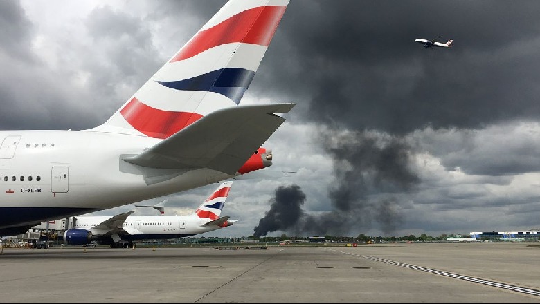 Shpërthim i fuqishëm pranë aeroportit Heathrow në Londër