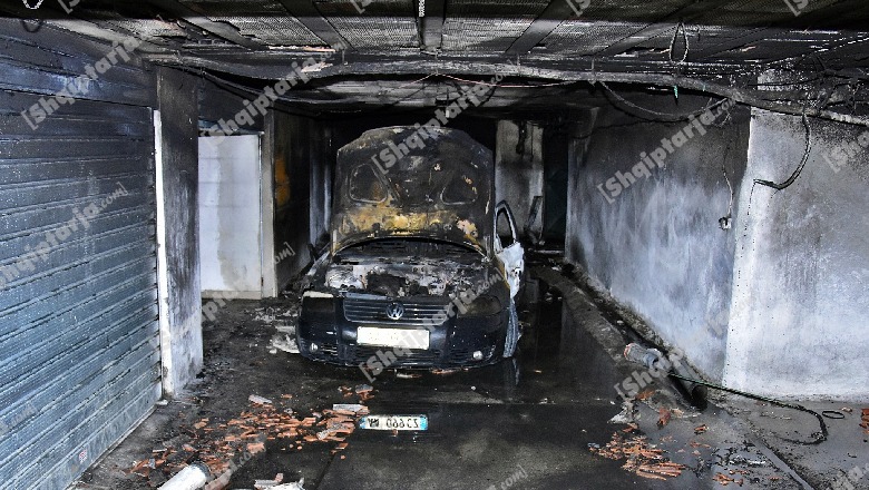 Tiranë, i merr flakë makina teksa po e nxirrte nga garazhi, drejtuesi shpëton pa lëndime