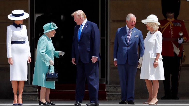 Mbretëresha Elizabeta II mirëpret Donal Trump në Britaninë e Madhe