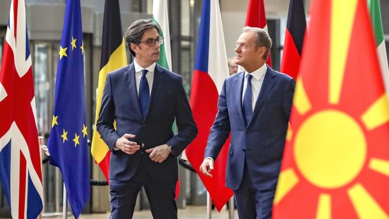Negociatat/Presidenti maqedonas: Të veçohemi nga Shqipëria, ajo është në rrëmujë