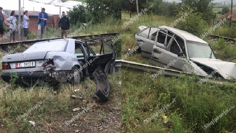Dy aksidente në Elbasan, plagosen 7 persona, njëri prej shoferëve nxirret jashtë makinës nga zjarrfikësit