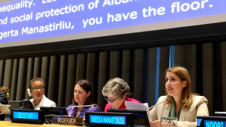 New York/ Manastirliu në OKB: Shqipëria e angazhuar për përmbushjen e Objektivave të Zhvillimit