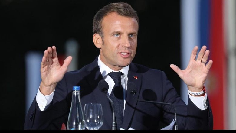 Presidenti i Francës, Emmanuel Macron 'flet' shqip
