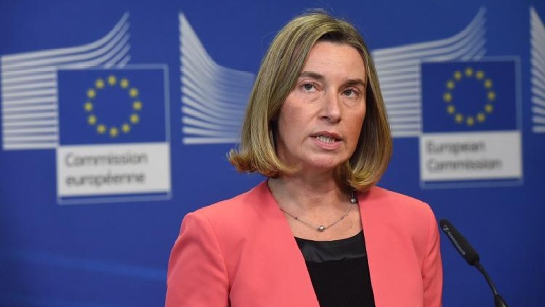 Mogherini: BE të ketë qasje të qëndrueshme për negociatat me Shqipërinë dhe Maqedoninë e Veriut