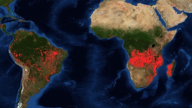 Pse zjarret afrikanë nuk mund të krahasohen me ato të Amazonës (FOTO)