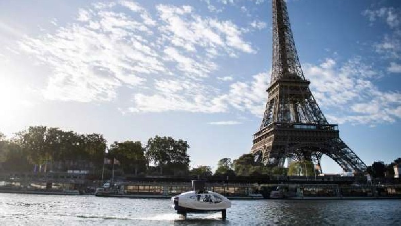 Paris, 'taksitë fluturuese' testohen në lumin e Senës (VIDEO)