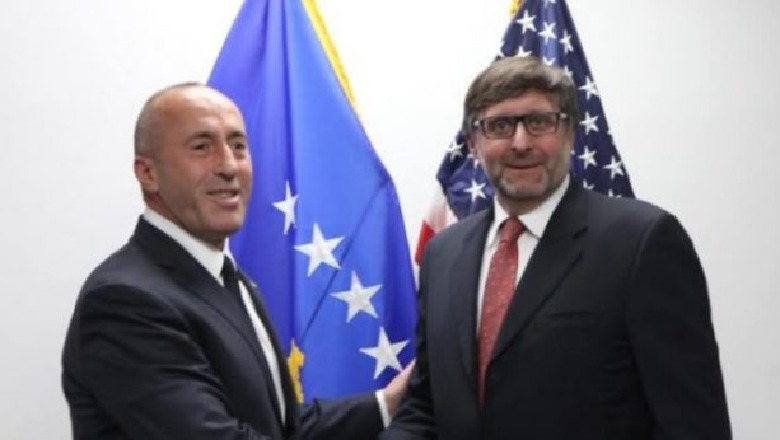 Haradinaj takon Palmer: Gati për dialog me Serbinë dhe njohje reciproke brenda kufijve ekzistues