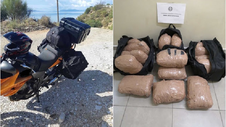 Një tjetër shqiptar kapet me kanabis në Greqi, e kishte fshehur në 'xhepat' e motorit