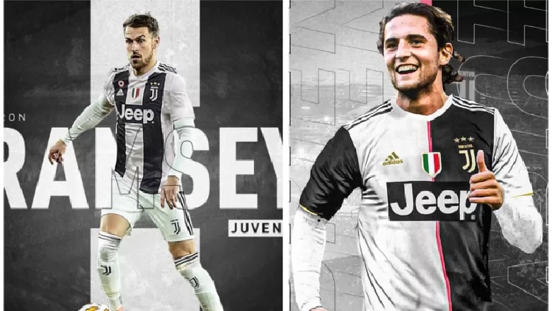 Juventus nënshkroi me ta si lojtarë të lirë, ja sa i ka kushtuar bardhezinjve kartoni i Rabiot dhe Ramsey-t
