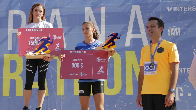 Maratona e Tiranës/ Luiza Gega thyen rekordin kombëtar! Veliaj ironizon Metën për zgjedhjet: Shqipëria e së ardhmes vrapoi në shesh