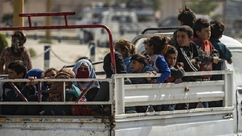 Siria, Unicef: Shtatëdhjetë mijë fëmijë të zhvendosur për shkak të dhunës në Veri-Lindje