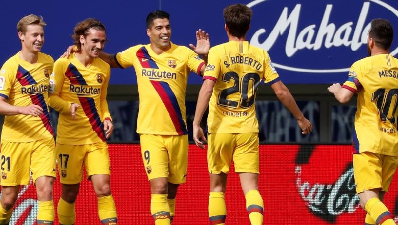 Barcelona s'e diskuton Eibar, forma e mirë e sulmuesve e rendit përkohësisht në vendin e parë