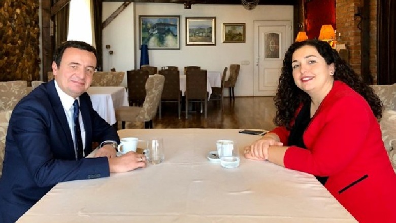 Albin Kurti takohet me Vjosa Osmanin: Kosova do të dalë nga kriza dhe do të përparojë