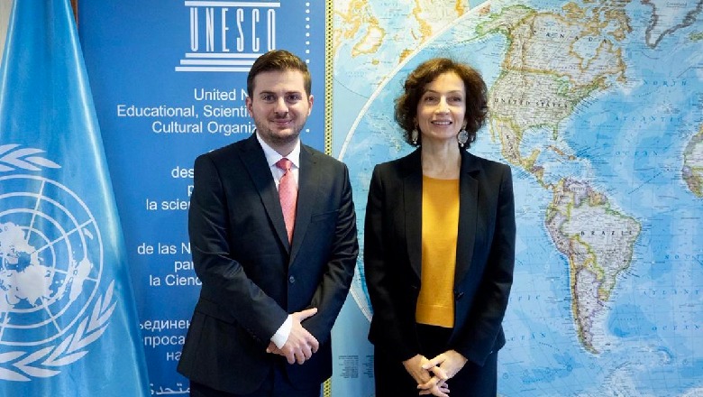 Pas kërkesës për anëtarësimin e Kosovës në Këshillin Evropian, Cakaj në Paris kërkon edhe anëtarësimin në UNESCO