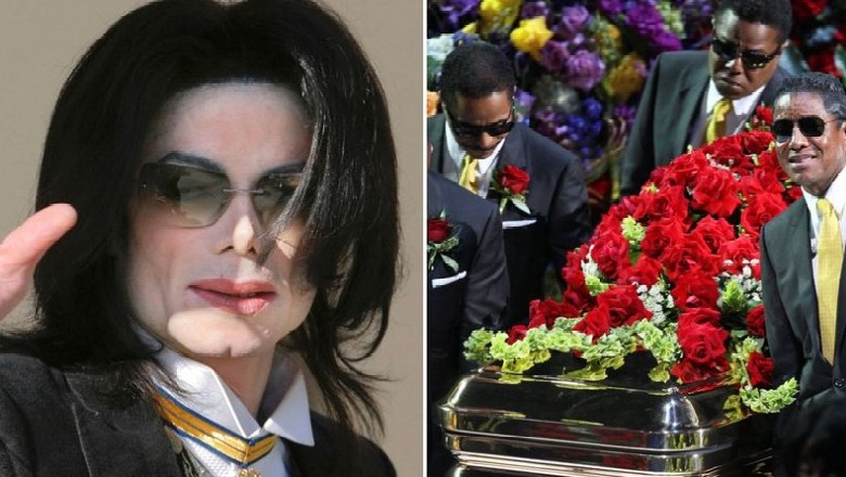 Foto nga funerali i Michael Jackson. 