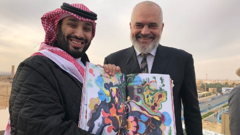 Rama takon princin saudit dhe i dhuron librin me piktura: Folëm për investime të rëndësishme
