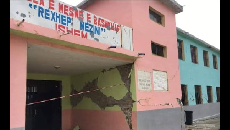 Tërmeti lë pasoja në Ishëm, dëmtohet shkolla e mesme 'Rexhep Mezini' e qendra shëndetësore