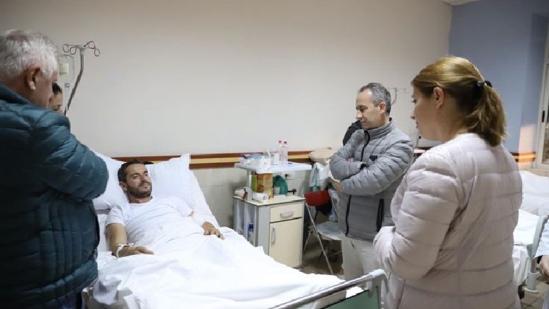  Manastirliu viziton në spitalin e Traumës të lënduarit nga tërmeti: Kanë dhimbje të madhe në shpirt