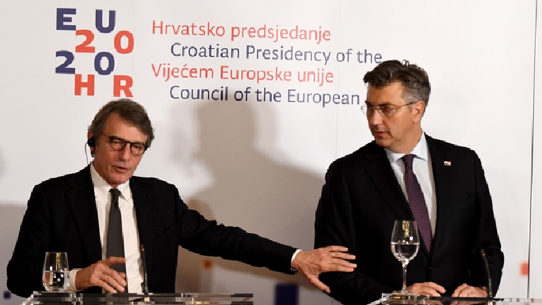  E ardhmja e Shqipërisë në BE, Sassoli: Shpresojmë të rishikohet vendimi gjatë Presidencës kroate
