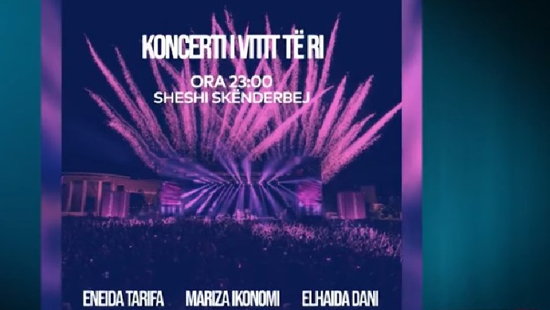 Spektakël fishekzjarrësh dhe koncert me zërat e emrave më të njohur të muzikës, surprizat në Sheshin 'Skëndebej' natën e ndërrimit të viteve