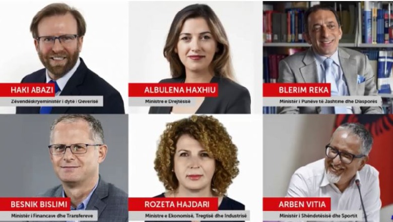 Profile të ministrave që përzgjodhi sot Albin Kurti për qeverinë e re të Kosovës