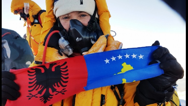 'Vajza, nuk ka sfidë që ju pengon për të arritur ëndrrat', rrëfehet shqiptarja e parë që ngjiti Everestin 