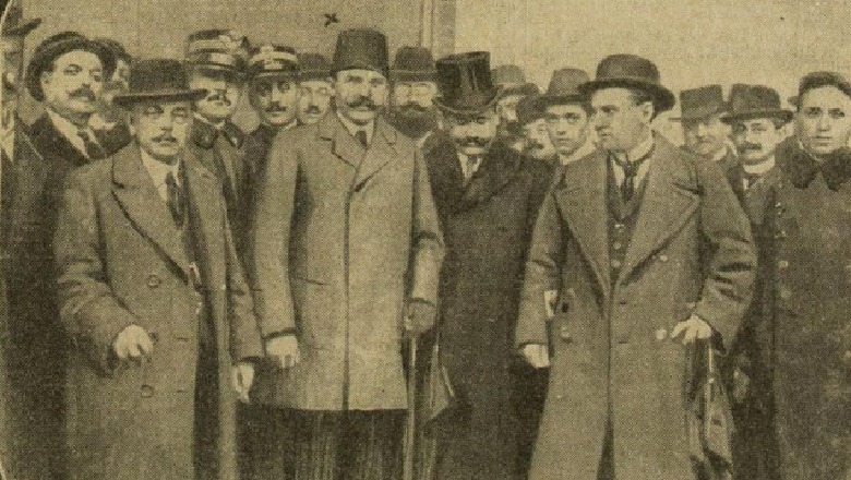 Le Radical (1914)/ Esat Pasha, bashkë me delegacionin shqiptar, tek Princ Vidi në Neuwied (Fjalimet mes palëve)