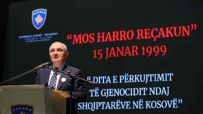 'Mos harro Reçakun', Meta në Kosovë: Krim kundër njerëzimit në mes të Europës
