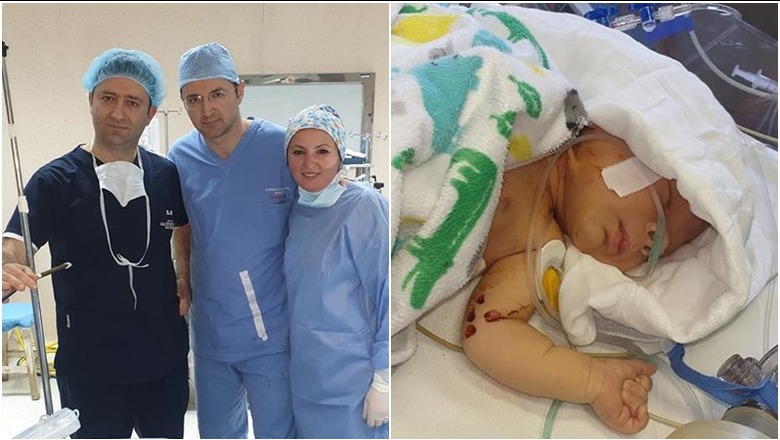 Familjet e 5 foshnjeve marrin lajmin e jetës, mjekët shqiptarë kryejnë me sukses operacionet e vështira 