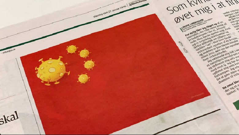 Koronavirus në vend të yjeve në flamurin kinez, krizë diplomatike Pekin-Kopenhagen 