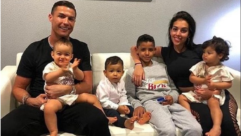 Georgina Rodriguez merr një pagë mujore nga Ronaldo për kujdesin e 4 fëmijëve
