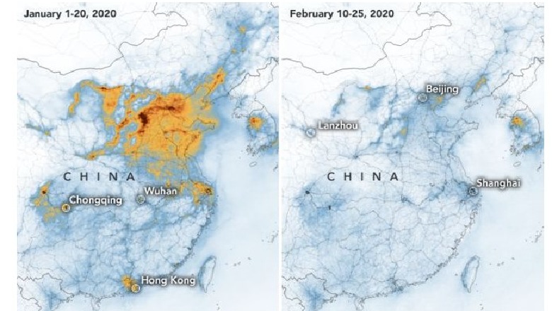 Koronavirusi pastron ajrin në Kinë, paralizimi i fabrikave ul ndotjen