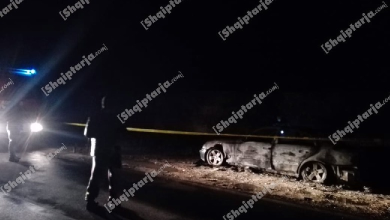 Vrasja në Durrës/ Gjendet një makinë e djegur në hyrje të Rrogozhinës! Dyshohet se u përket autorëve 