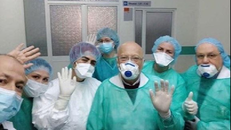 U kthye të shërbente pasi doli në pension, Basha për mjekun e infektuar: Lutjet për shëndetin e Krajës nga zemra e çdo shqiptari