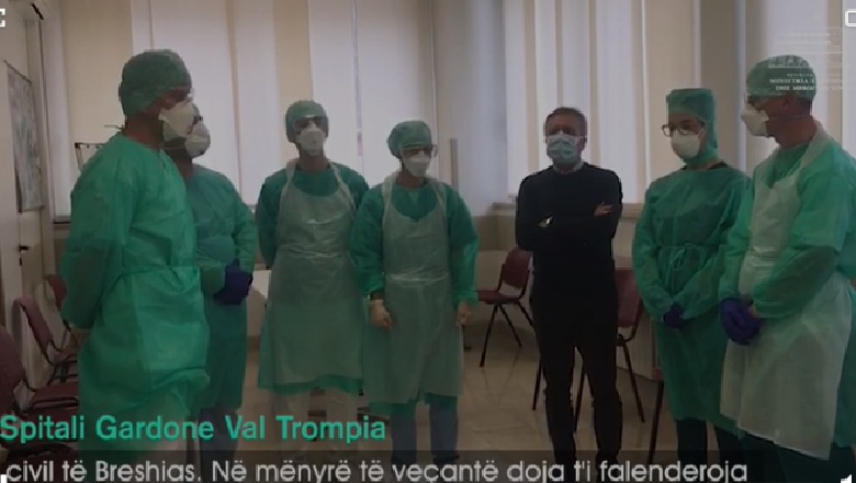 Plotë energji dhe entuziazëm infermierët shqiptar nisin punën kundër COVID-19, Manastirliu publikon videon: Forca! Jeni krenaria jonë!