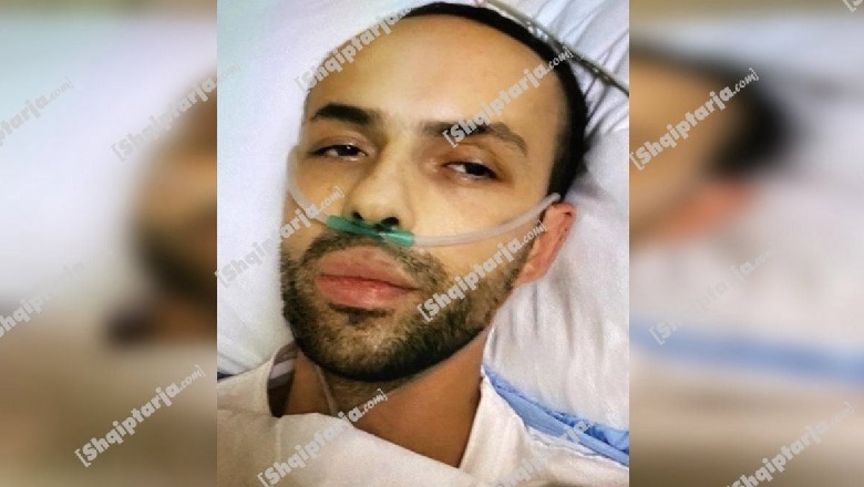 Vrasja e dyfishtë në Laç/ Me tubin e oksigjenit në hundë, del fotoja e Eduart Lamajt në spital...mjekohej ilegalisht