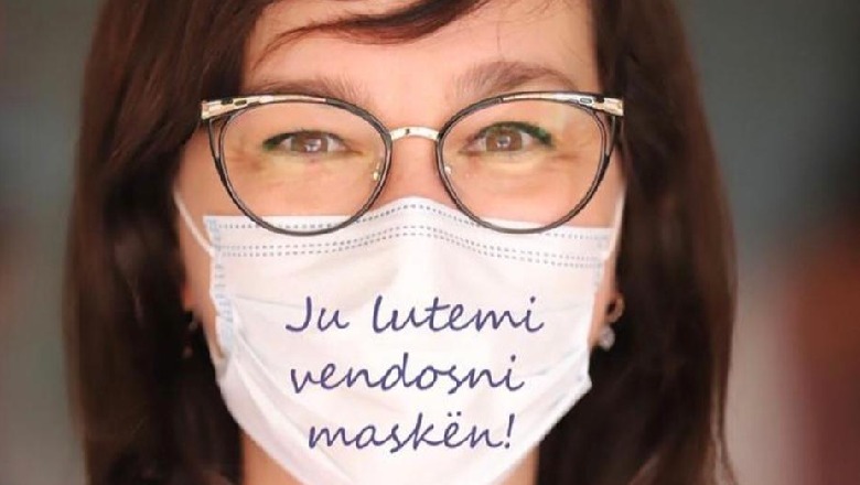 FOTOLAJM/ Rama mesazh për qytetarët: Ju lutem vendosni maskën!