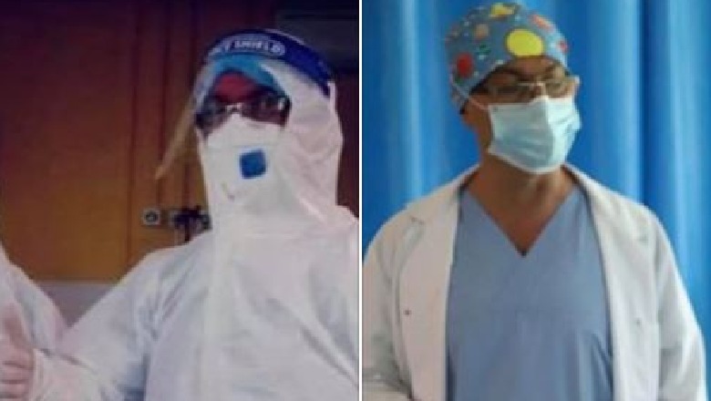 Mjeku i spitalit 'Shefqet Ndroqi' fiton betejën me COVID-in, shefja e spitalit: Kthimi i Dr. Albanit na jep forcë
