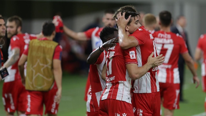 Përfundon ndeshja Tirana-Crvena Zvezda, serbët nxjerrin nga Championsi bardheblutë