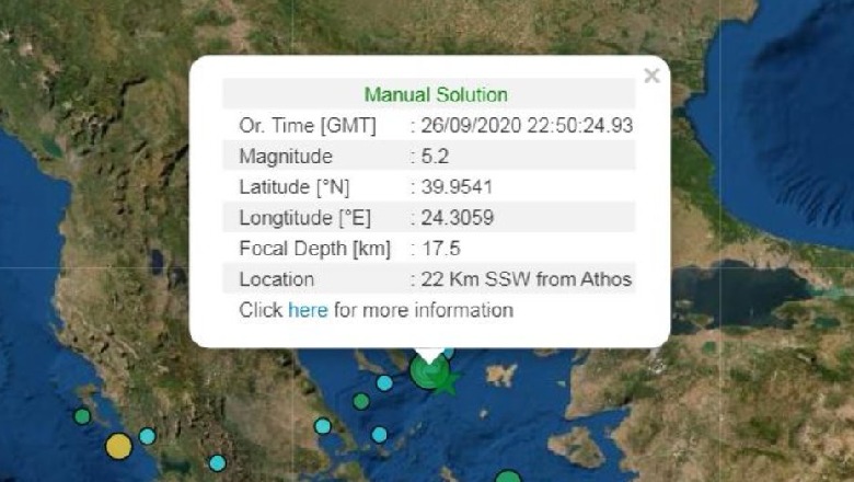 Greqia lëkundet nga 3 tërmete të njëpasnjëshme, ja ku ishte epiqendra  